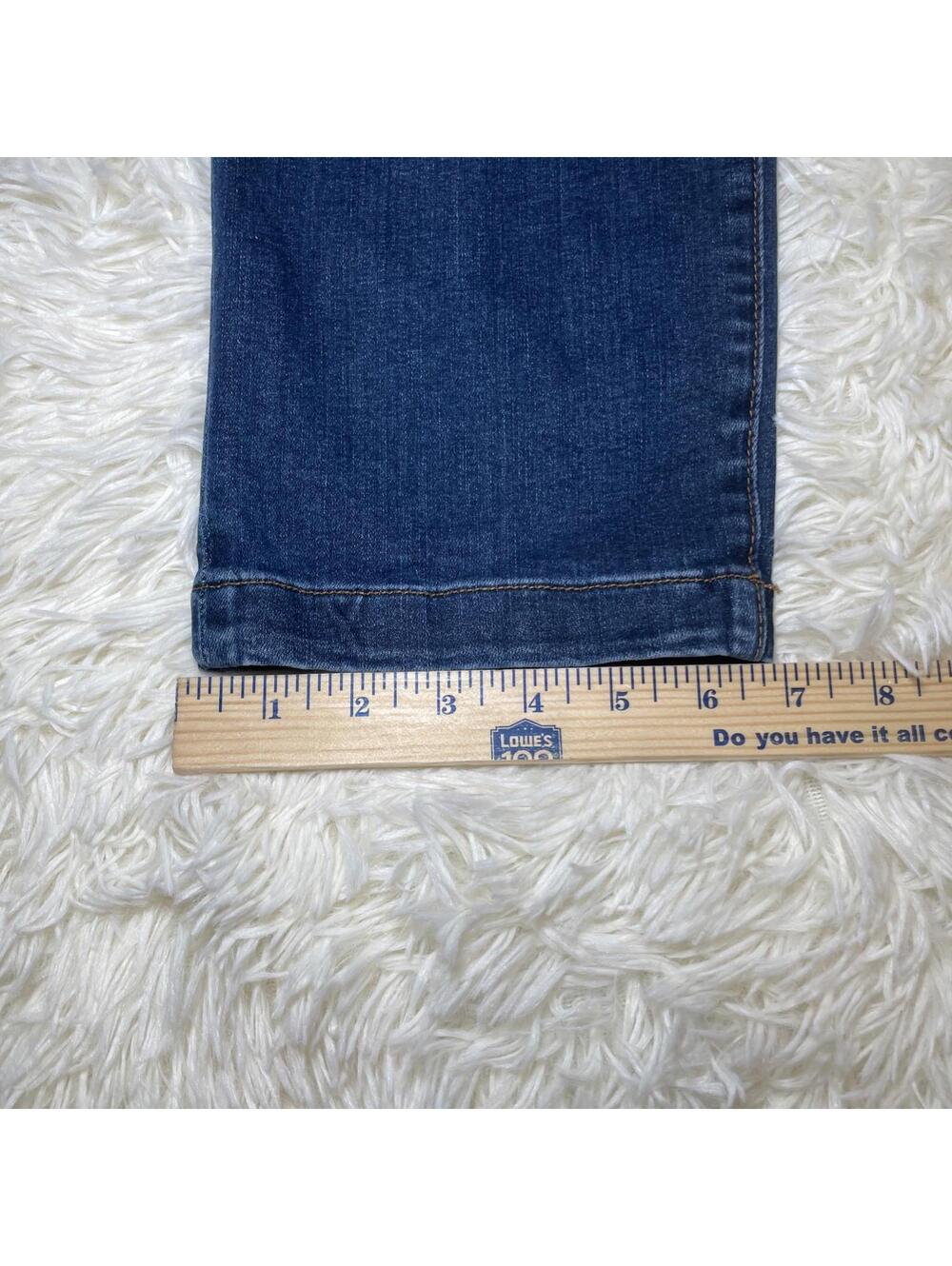Kut From The Kloth jeans 58539 crop straight leg Raw Hem Size 10 - Picture 10 of 16